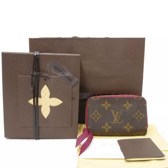 LOUIS VUITTON Zippy Multicartes MonogramFuchsia Card Holder - Picture 1 of 12